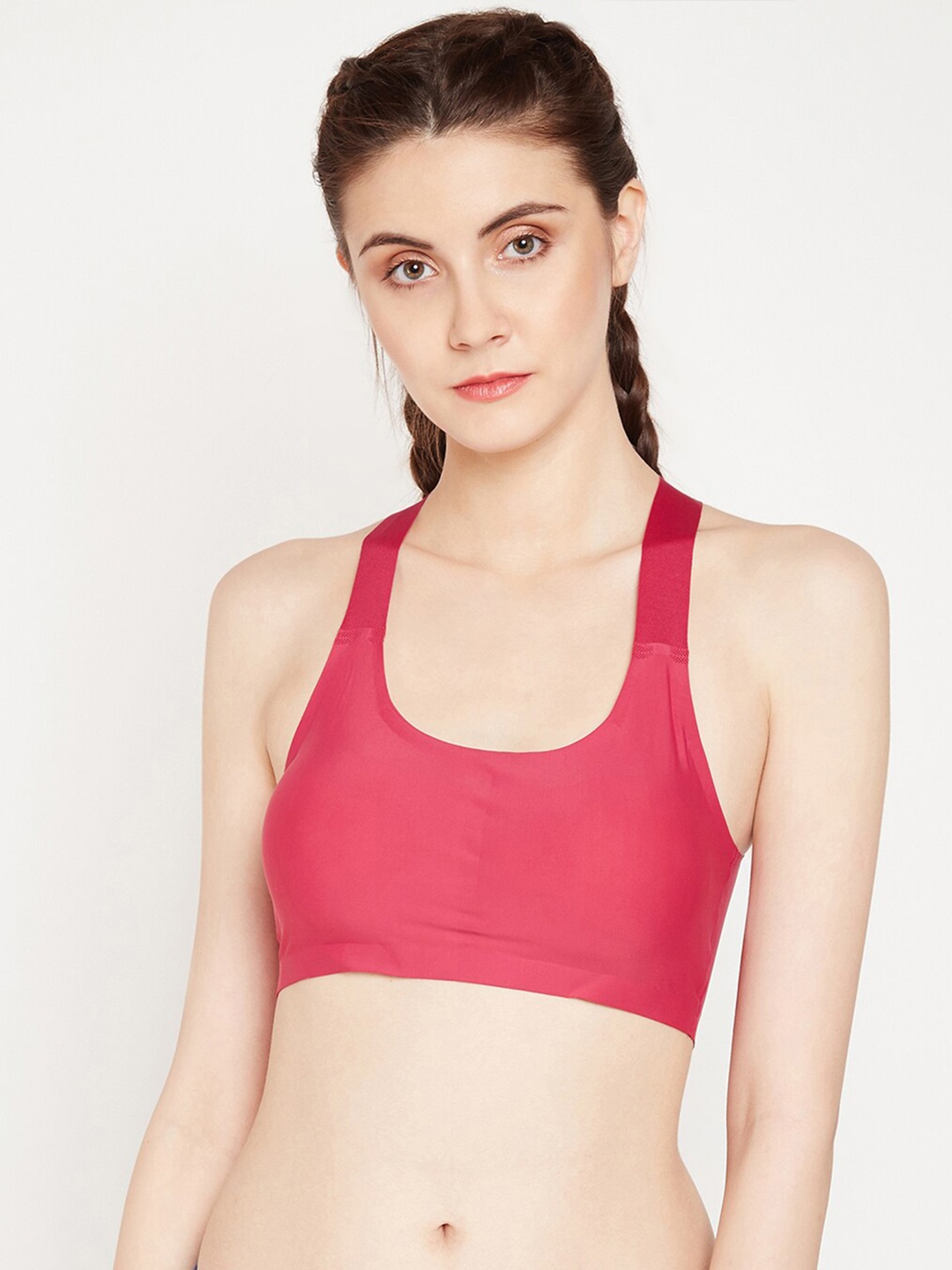 

Lebami Maroon Seamless Bralette Bra
