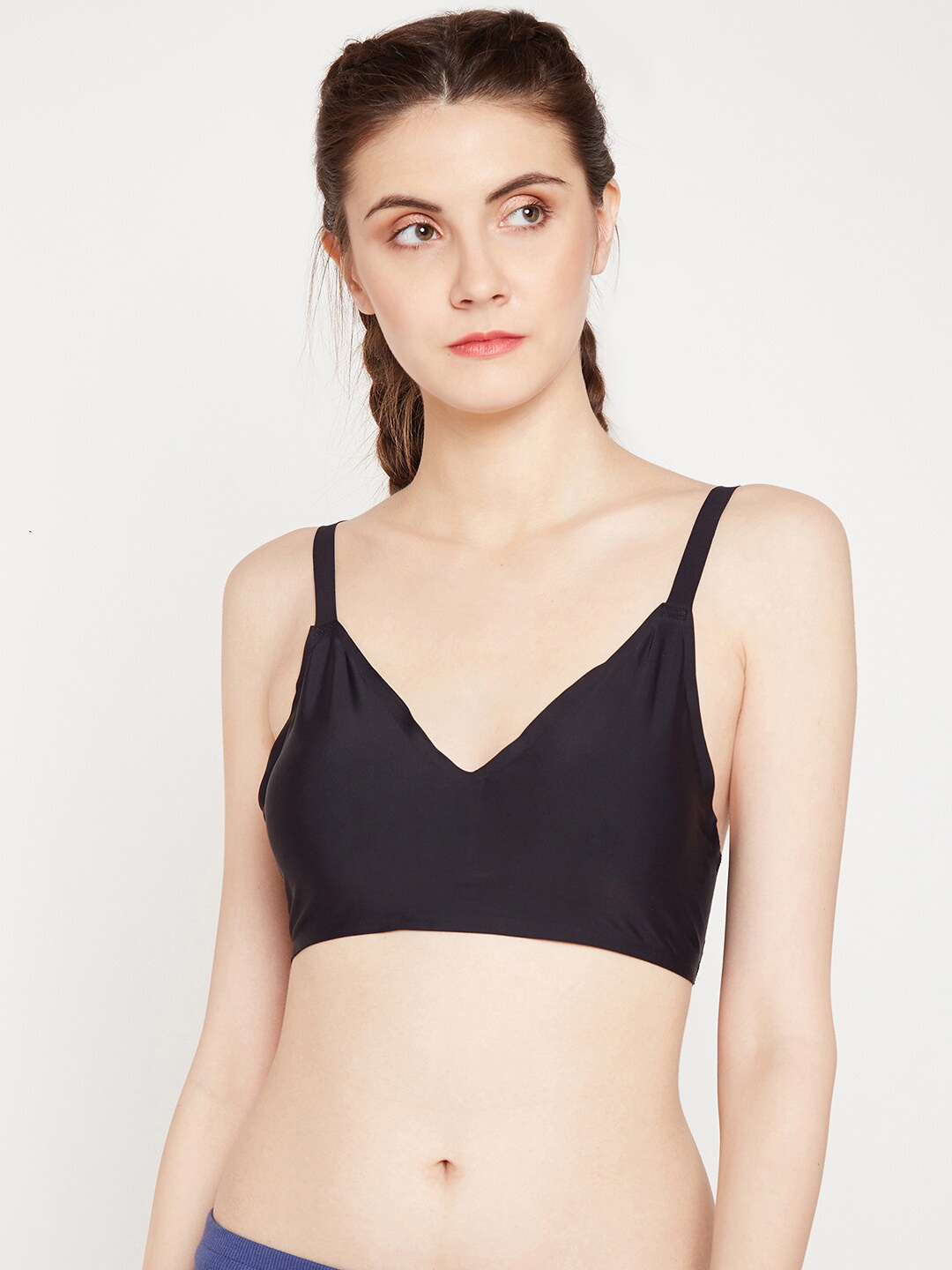 

Lebami Black Solid All Day Comfort Bralette Bra