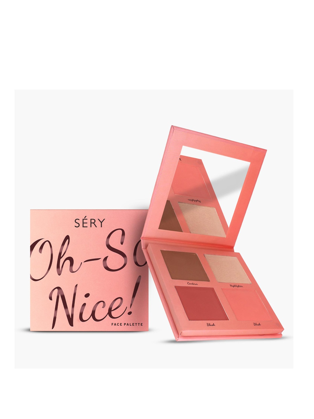 

SERY Oh So Nice Contour Blush & Highlighter Face Palette - Just Peachy, Peach