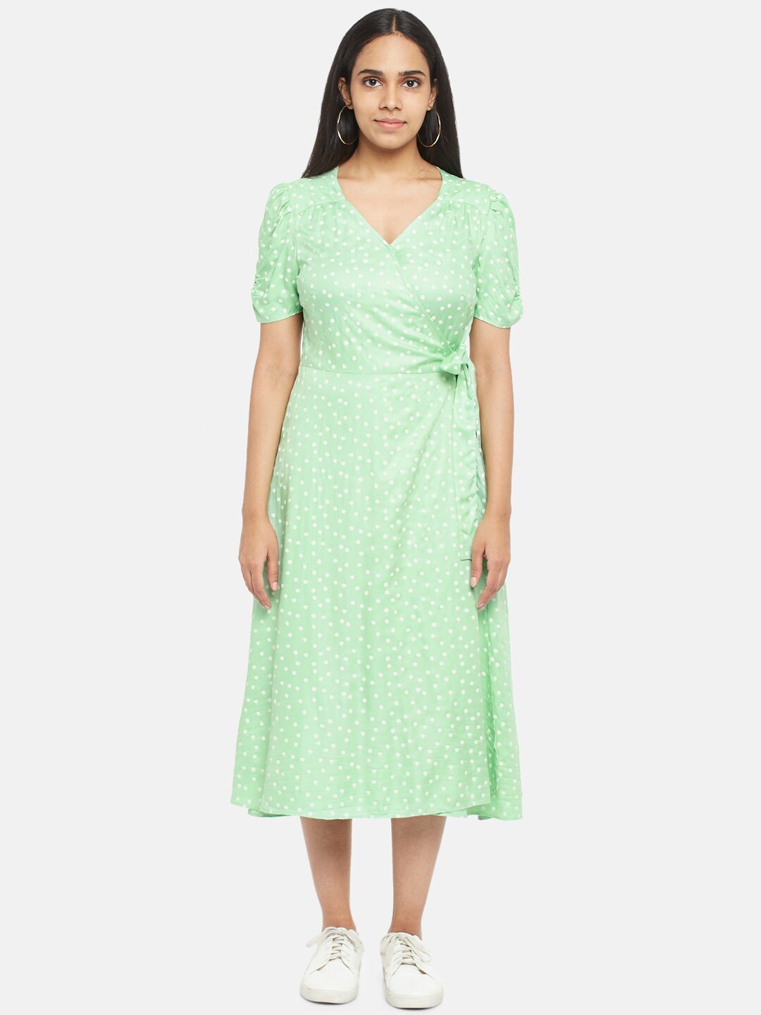 

Honey by Pantaloons Green Floral Midi Dress