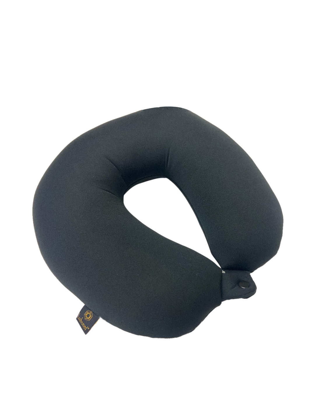 

Lushomes Black Solid U-Shaped Memory Foam Travel Neck Pillow