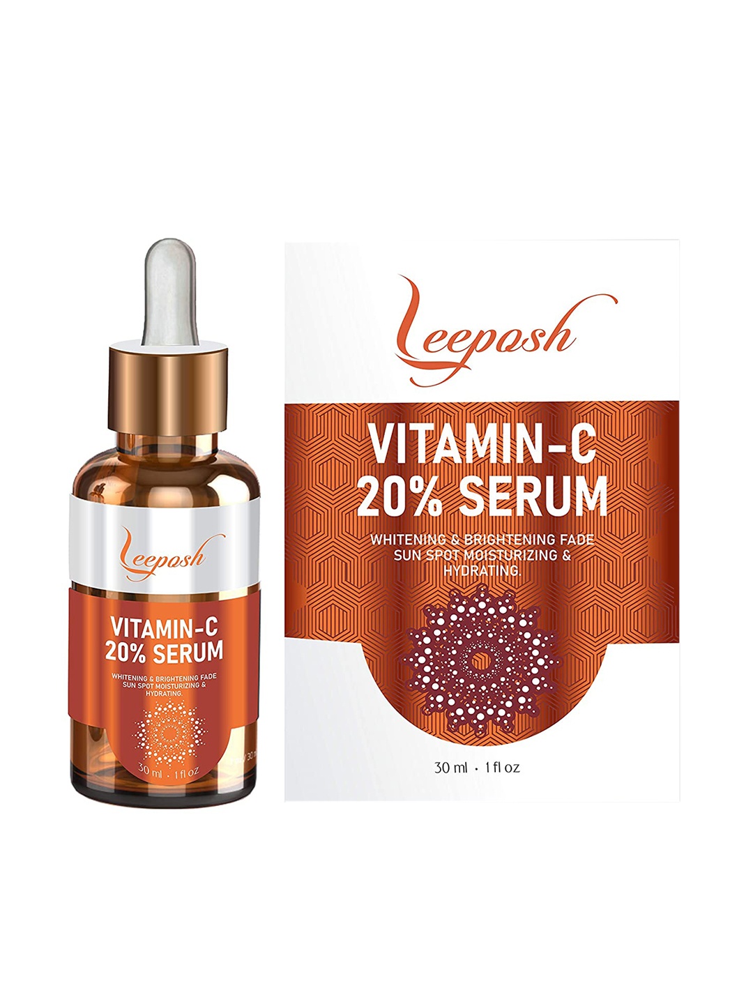 

Leeposh Vitamin C 20% Serum for Whitening & Brightening 30 ml, Brown