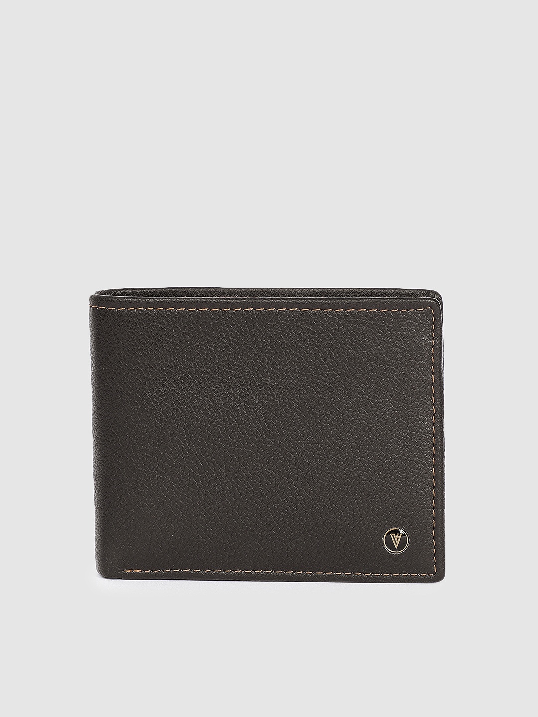 

Van Heusen Men Black Leather Two Fold Wallet