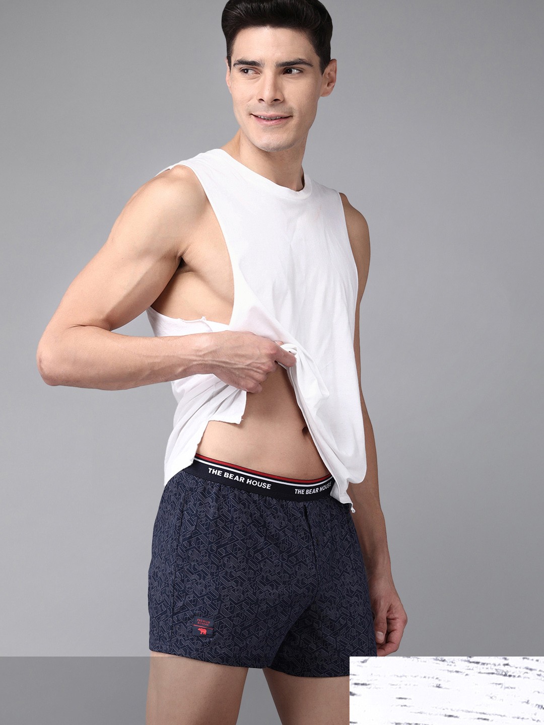 

THE BEAR HOUSE Pack of 2 Assorted Knitted Boxers TBH-DONATS