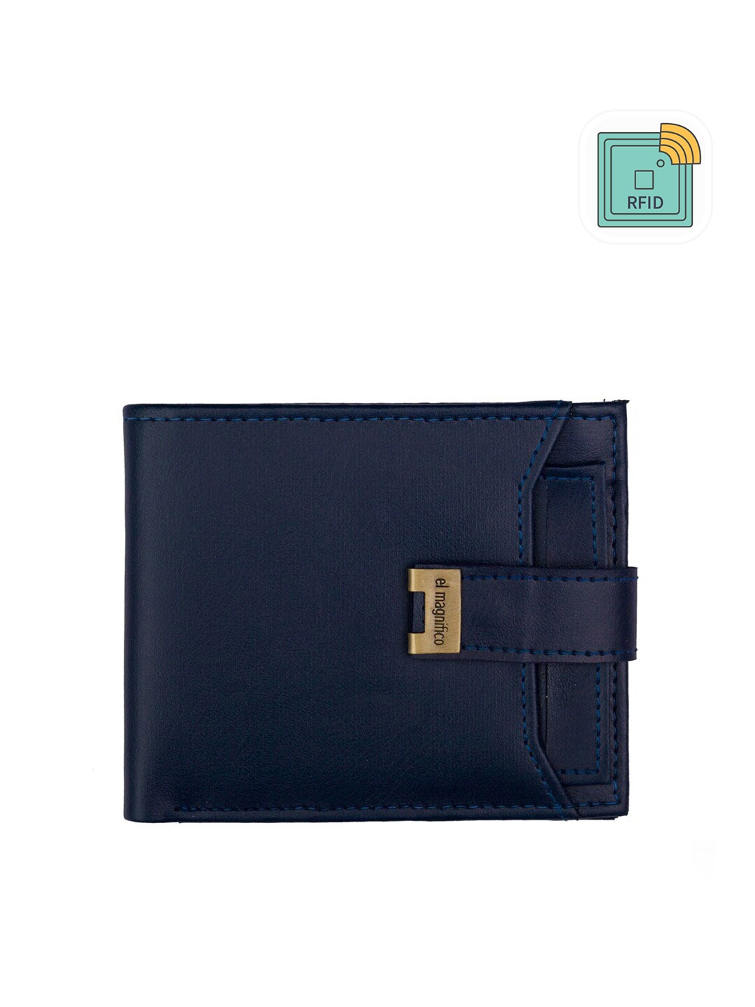 

EL MAGNIFICO Men Blue Two Fold Wallet