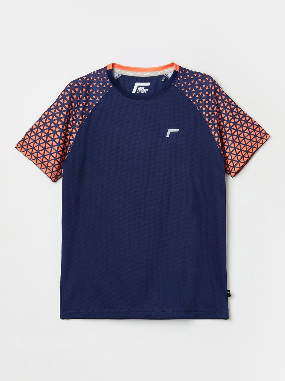 

Fame Forever by Lifestyle Boys Navy Blue Solid T-shirt