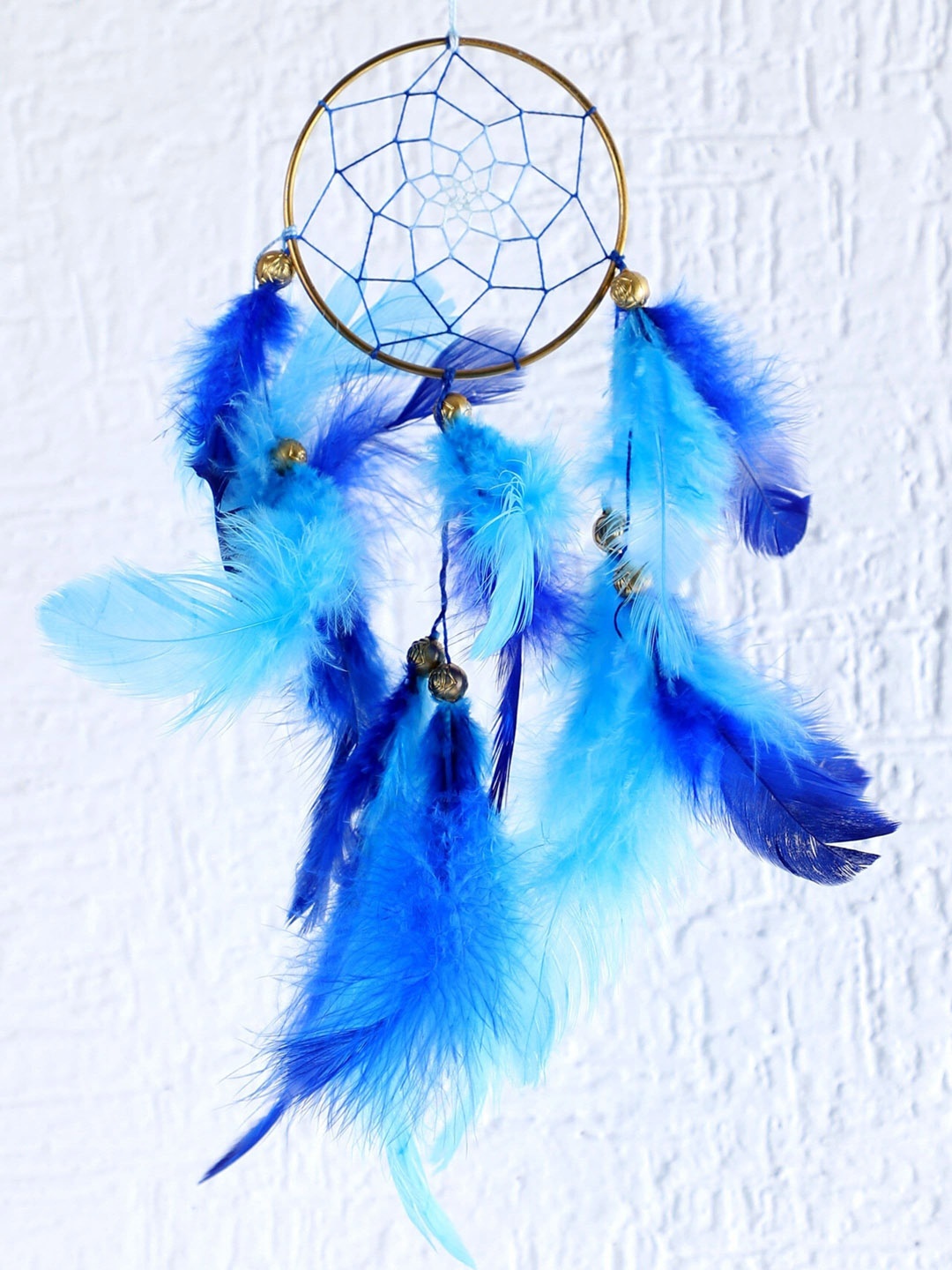 

Rooh Blue Handmade Brass Dream Catcher