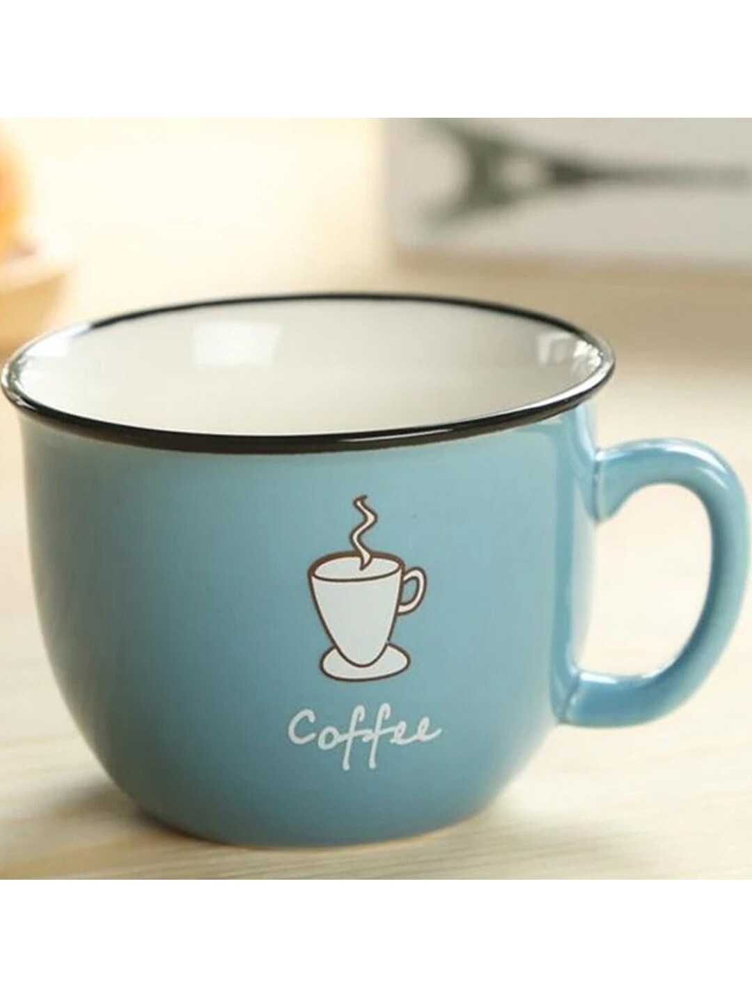 

BonZeaL Blue & White Printed Ceramic Cup