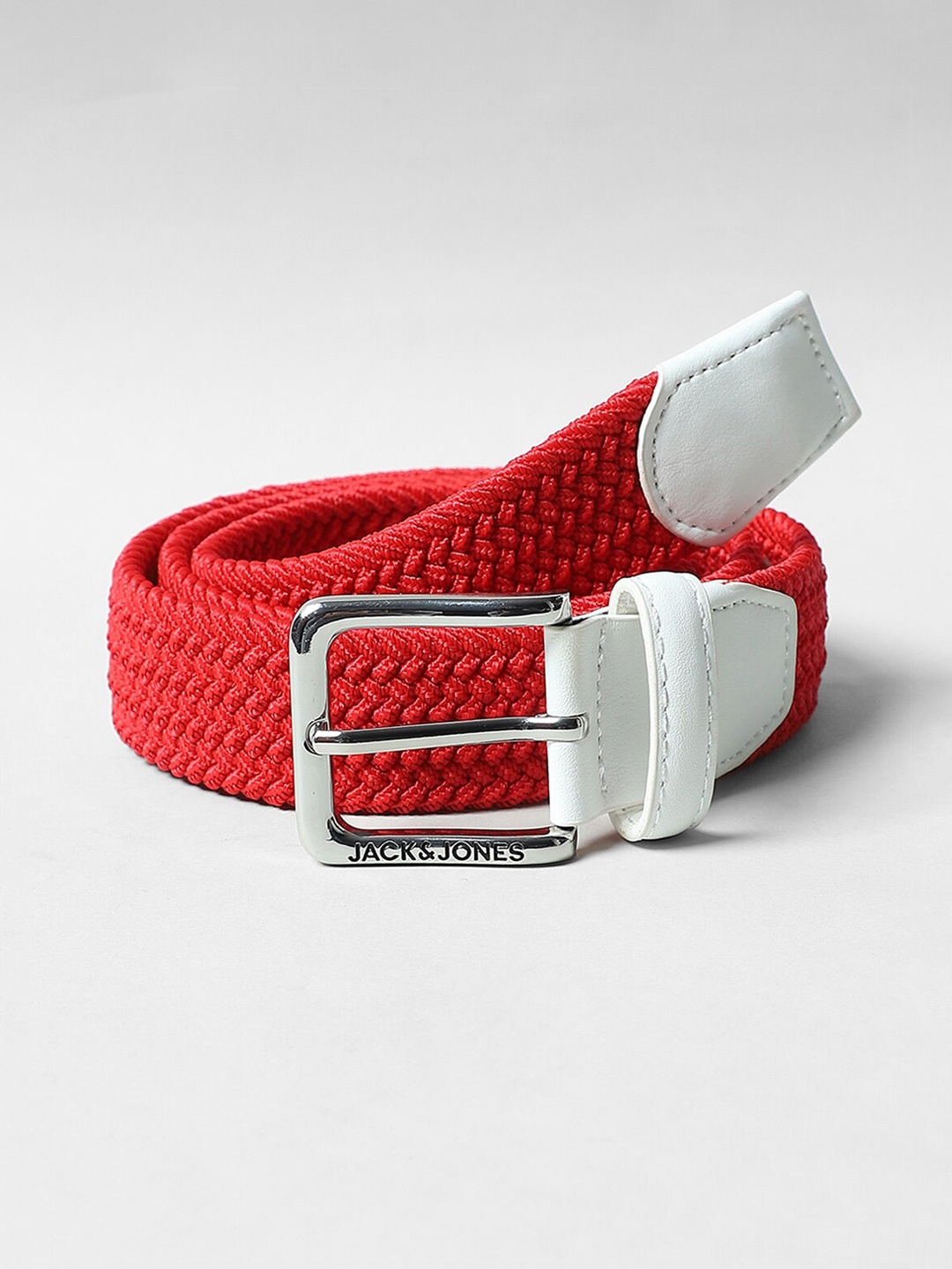 

Jack & Jones Men Red Braided Belt