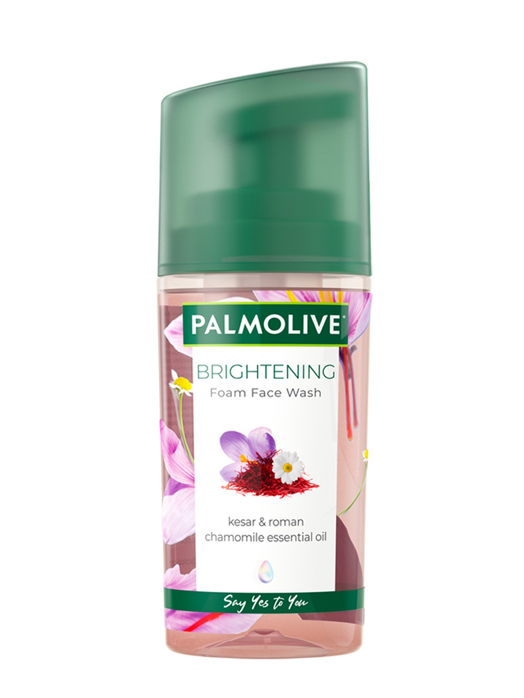 

Palmolive Brightening Foam Face Wash with Kesar & Chamomile Essential Oil - 100ml, White