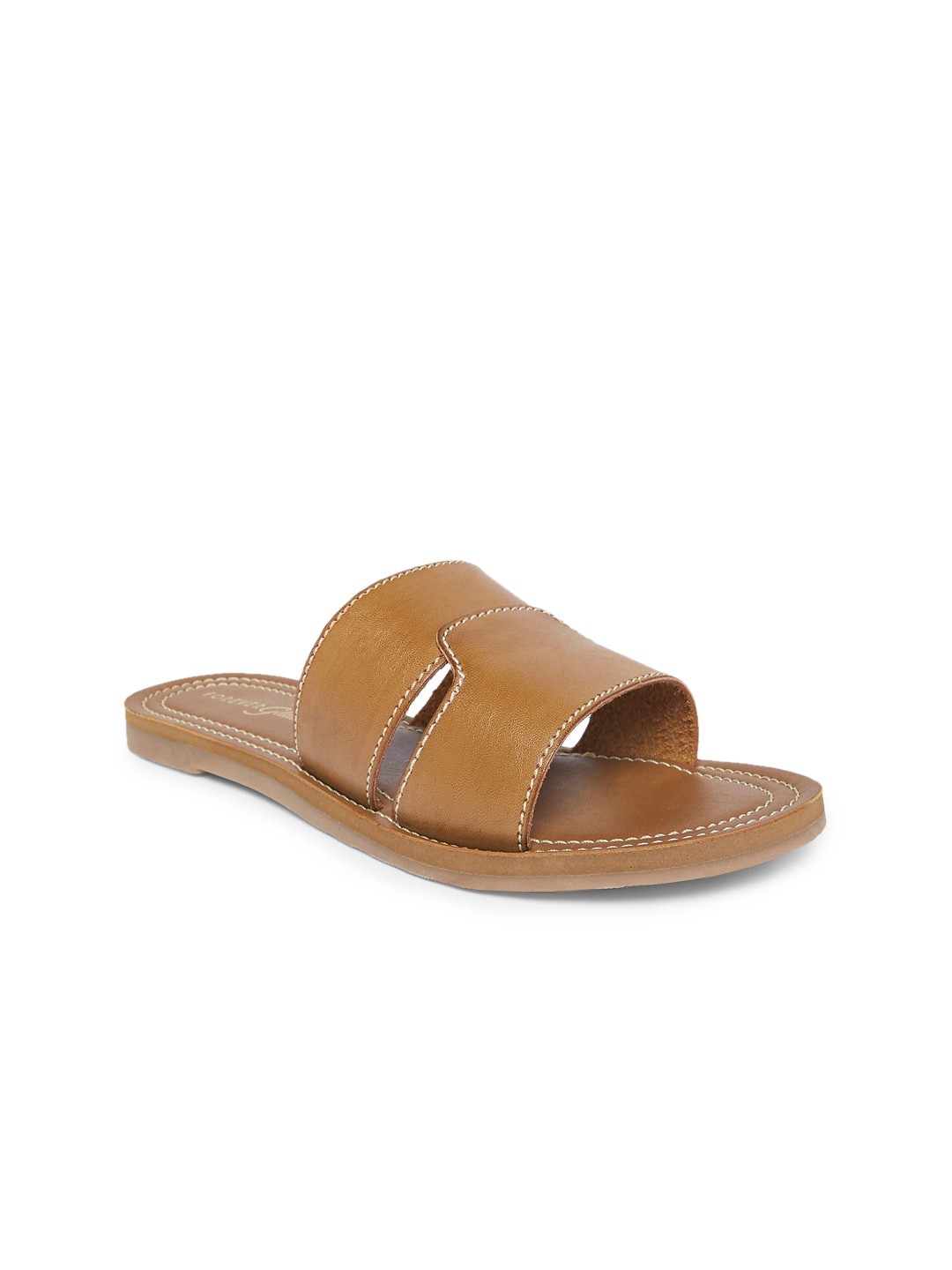 

Forever Glam by Pantaloons Woman Brown Open Toe Flats