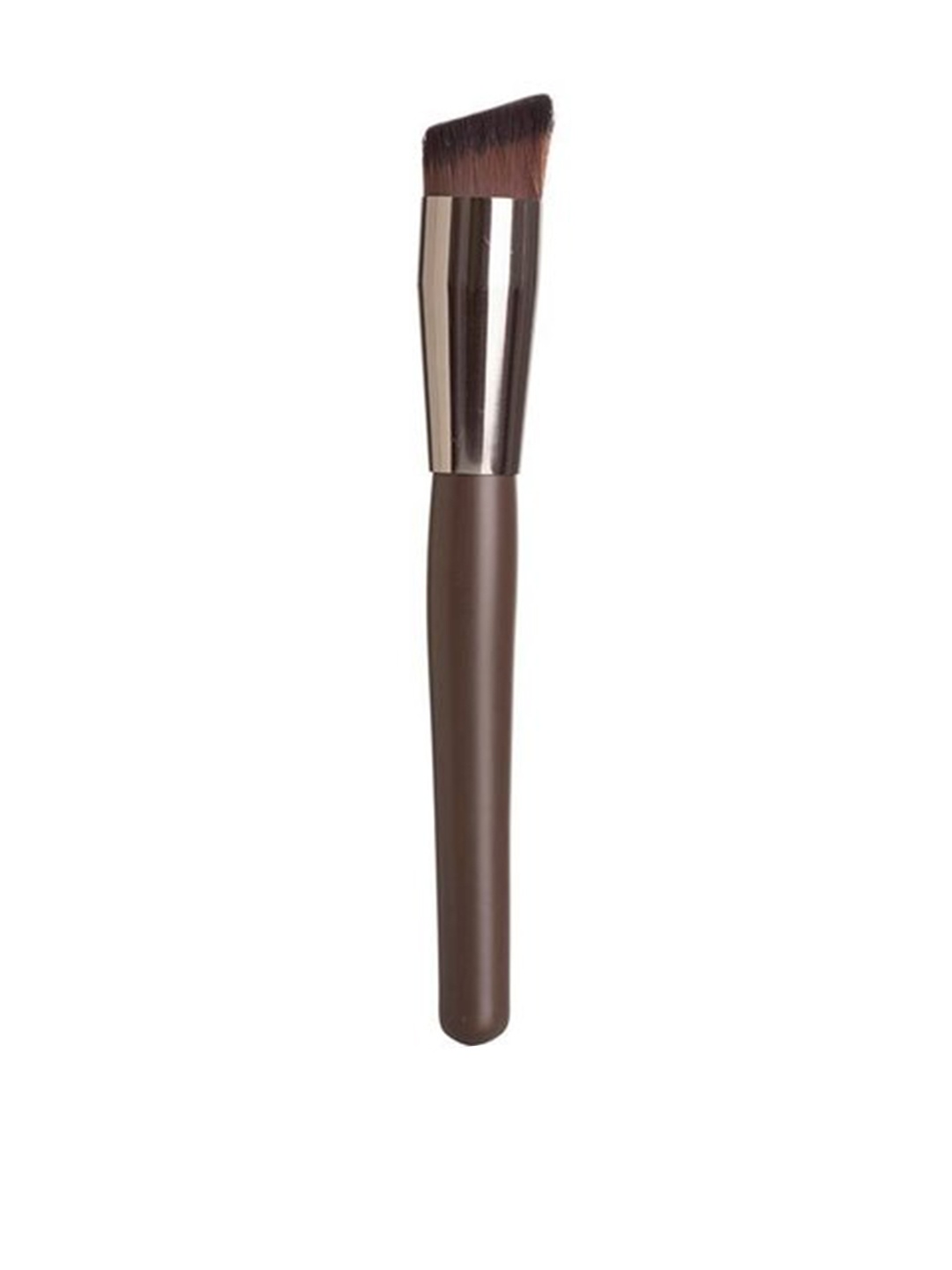 

basicare Signature Angled Flat Contour & Blush Brush - Black & Silver-Toned
