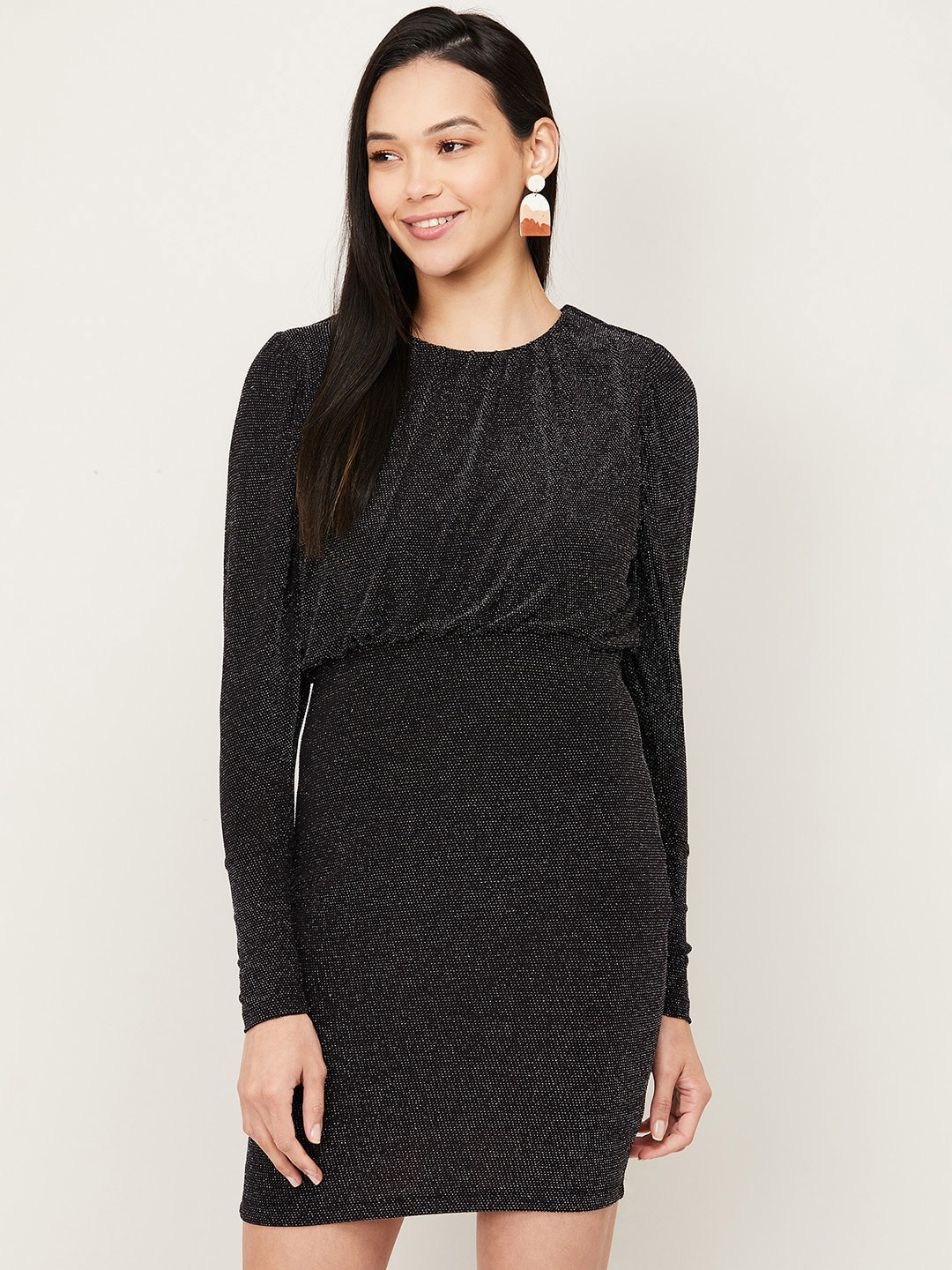 

Ginger by Lifestyle Black Bodycon Dress
