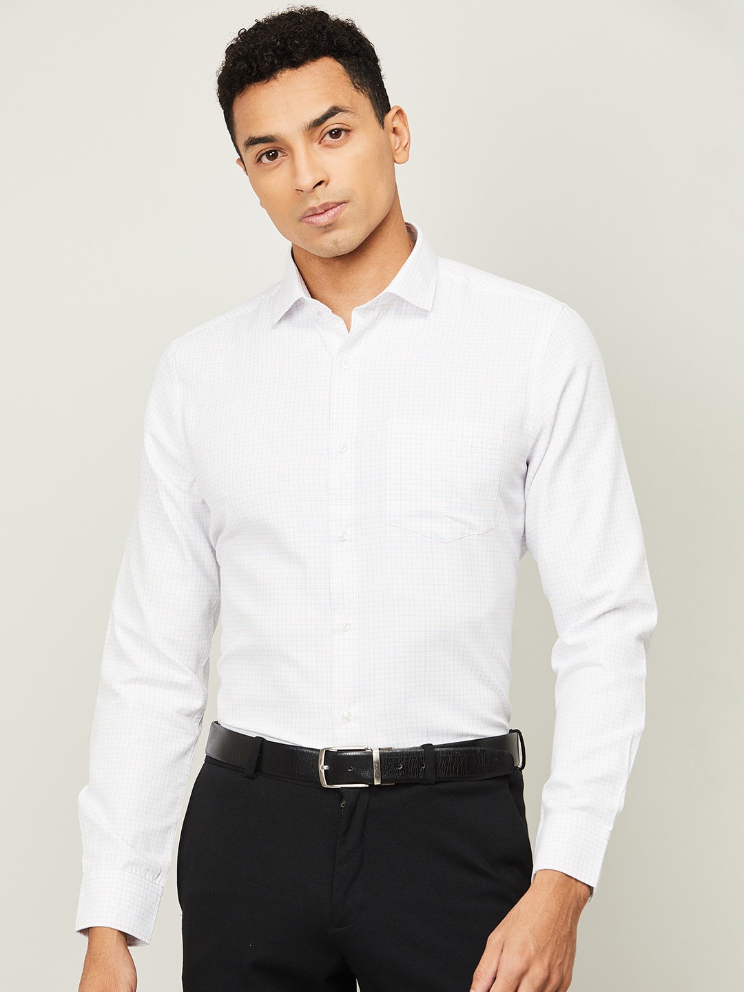 

CODE by Lifestyle Men Blue Slim Fit Formal Shirt