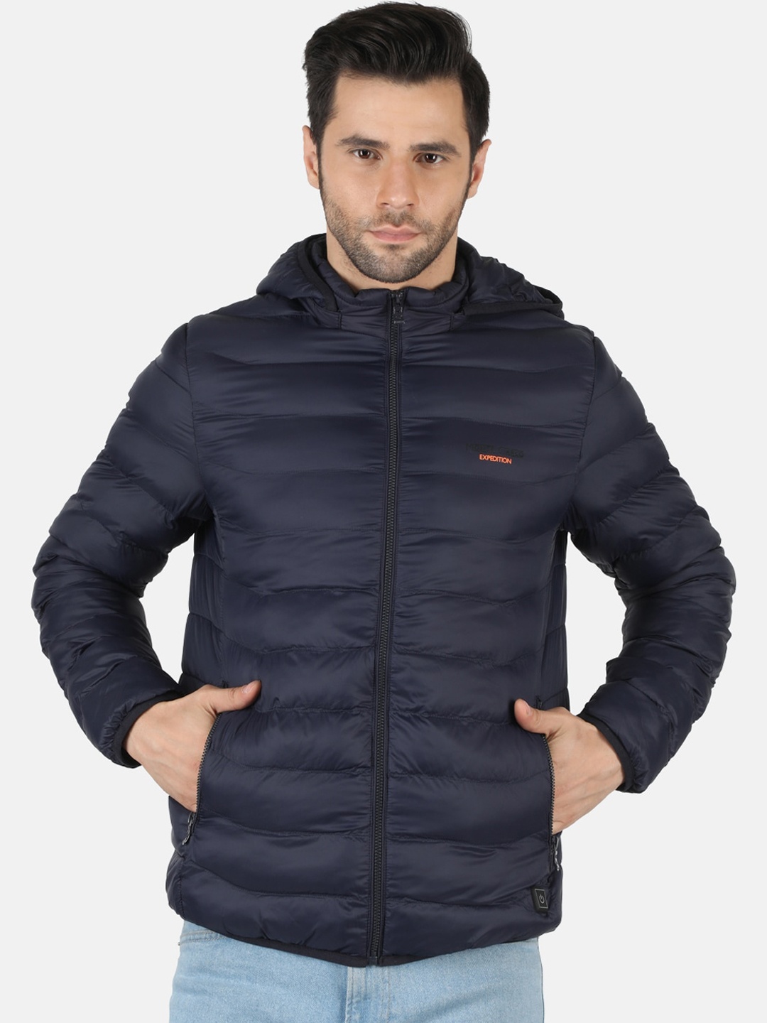 

Monte Carlo Men Blue Lightweight Puffer Jacket