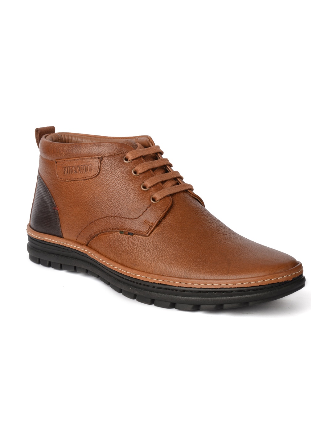 

Buckaroo Men Tan Genuine Leather Boots