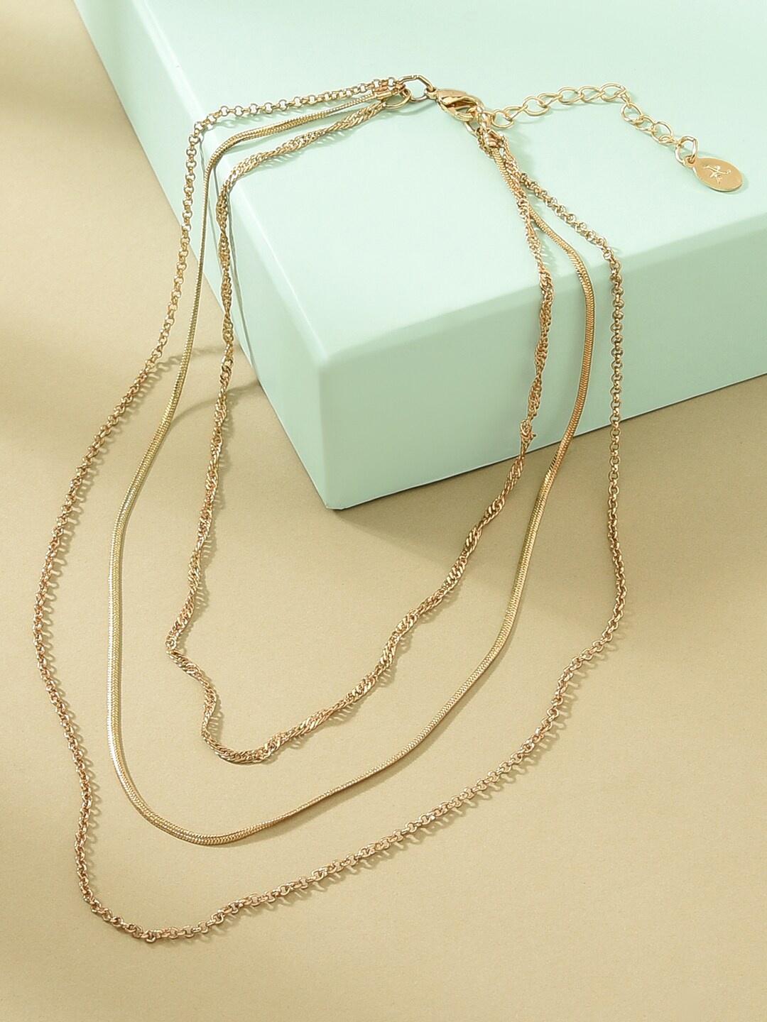 

Accessorize London Women Gold-Plated Romantic Ramble Delicate Chain Necklace
