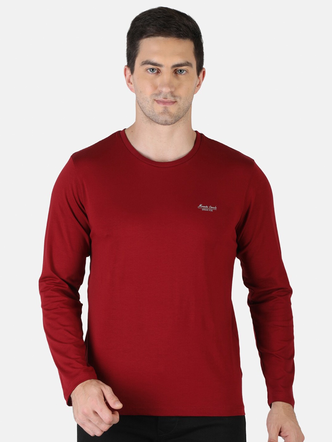 

Monte Carlo Men Maroon T-shirt