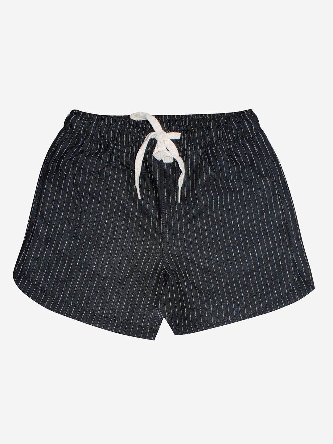 

KiddoPanti Girls Black Striped Shorts