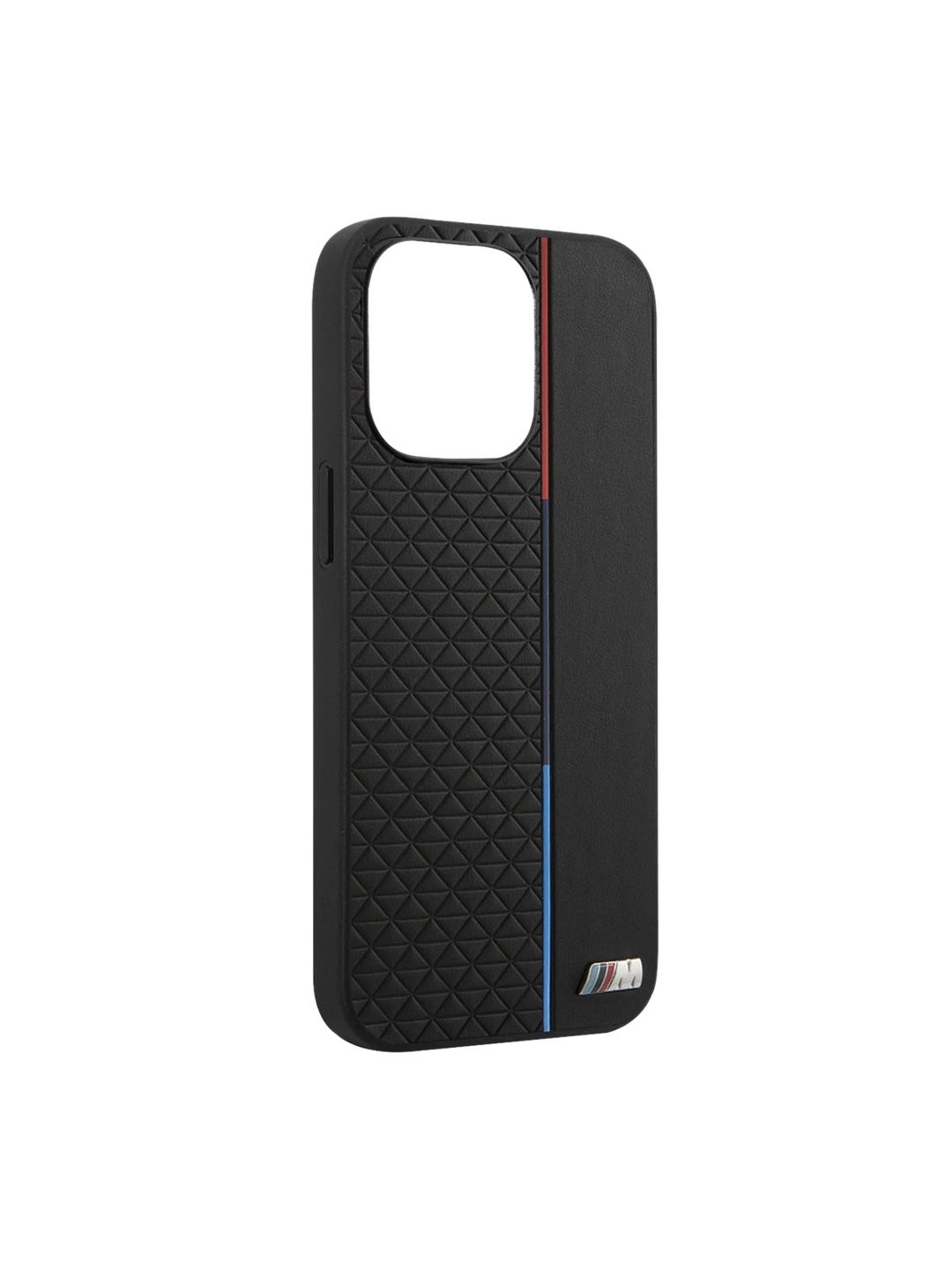 

TREEMODA Black Vertical Tricolor Stripe Camouflage iPhone 13 Pro Max Back Case