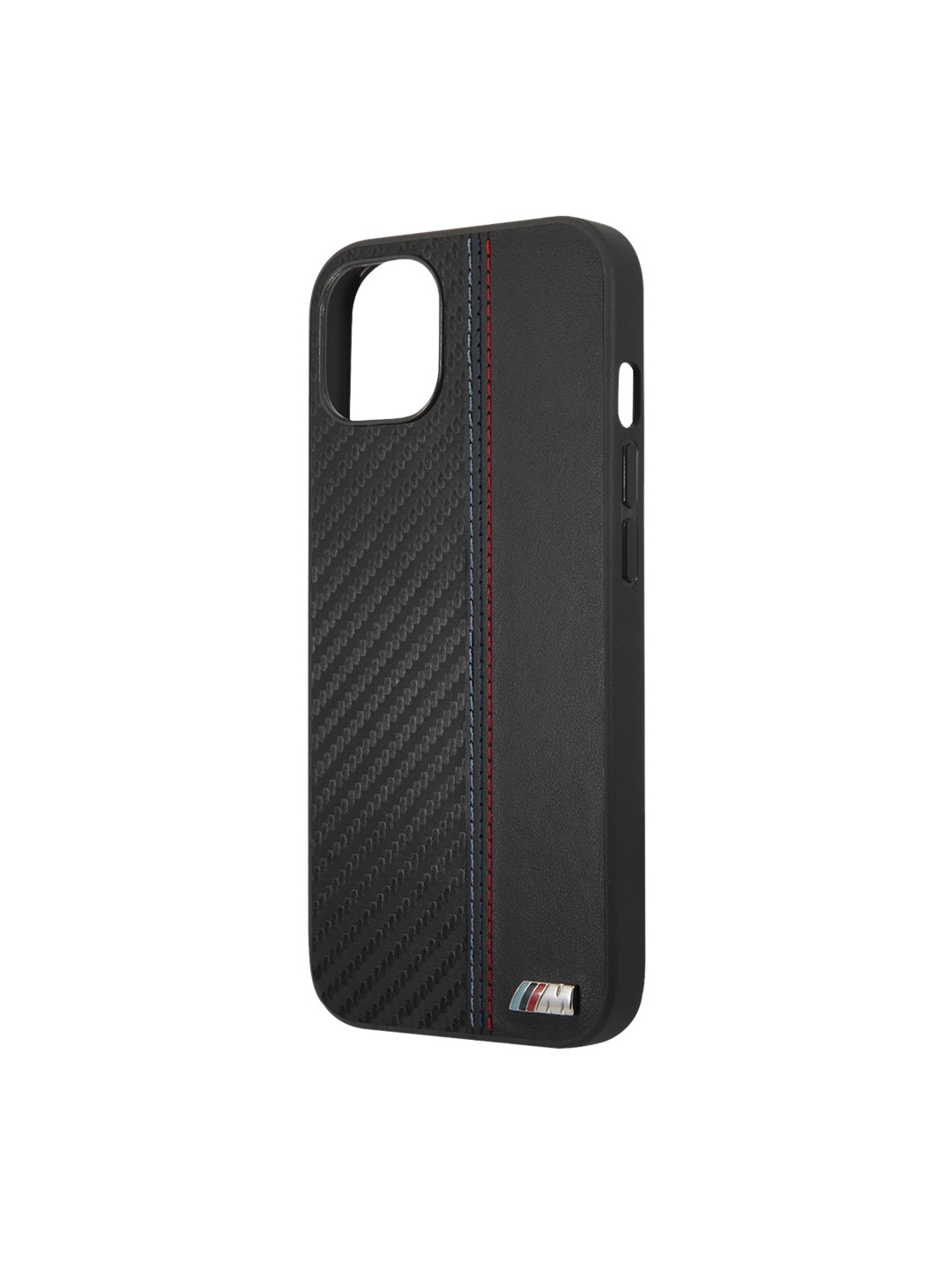 

TREEMODA Black Textured Leather iPhone 13 Pro Max Back Case