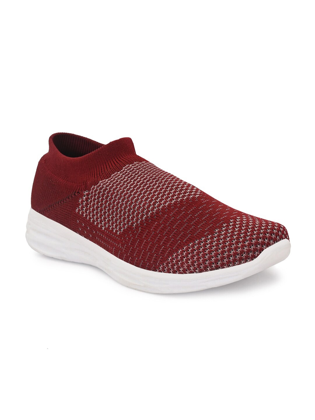 

Yuuki Men Maroon Mesh Walking Sports Shoes