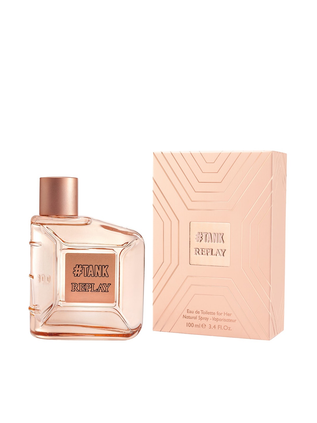 

Replay Women Tank Eau de Toilette - 100ml, Peach