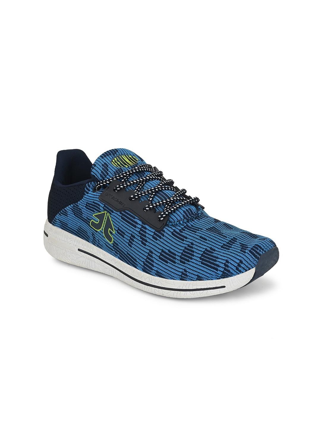 

OFF LIMITS Men Navy Blue & White Printed Running Shoes