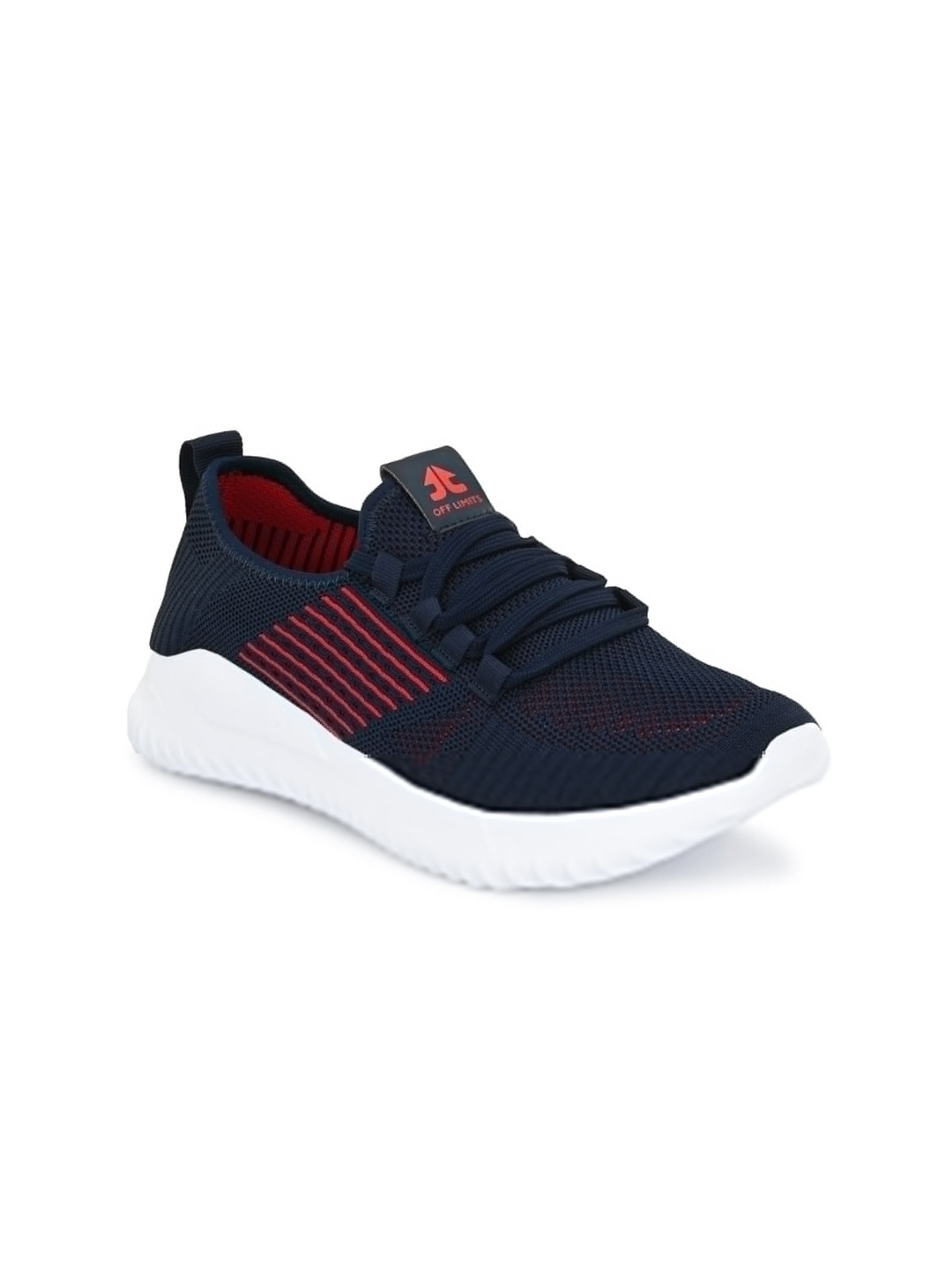 

OFF LIMITS Men Navy Blue Mesh Running Non-Marking Shoes