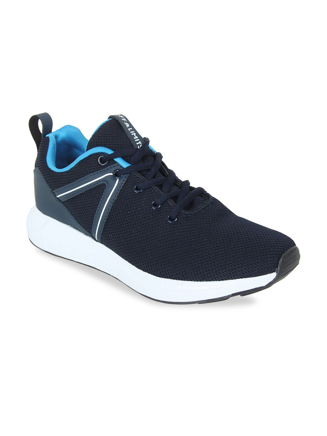

OFF LIMITS Men Navy Blue Solid Running Shoes