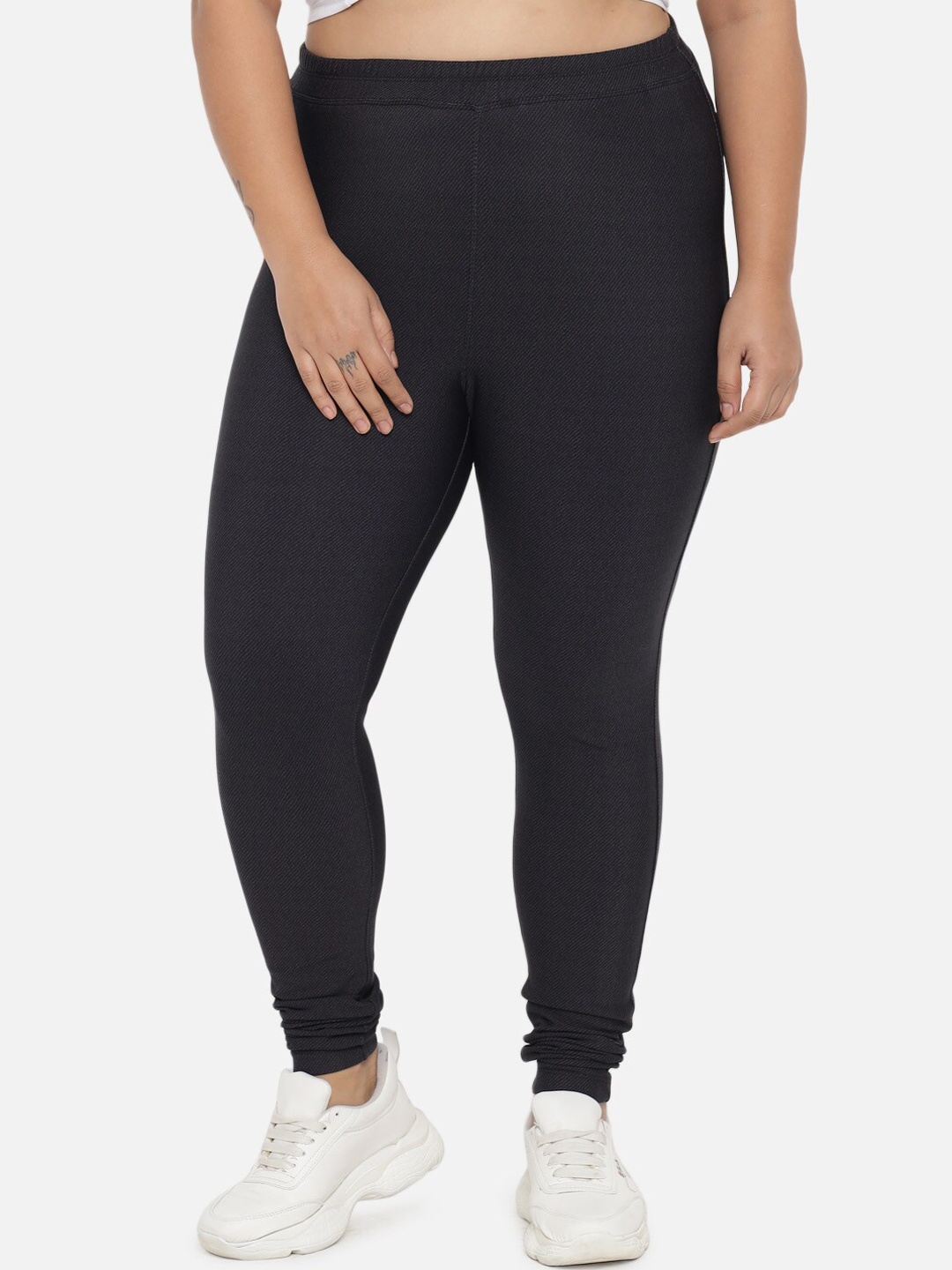 

Amydus Woman Dark Grey Plus Size Leggings