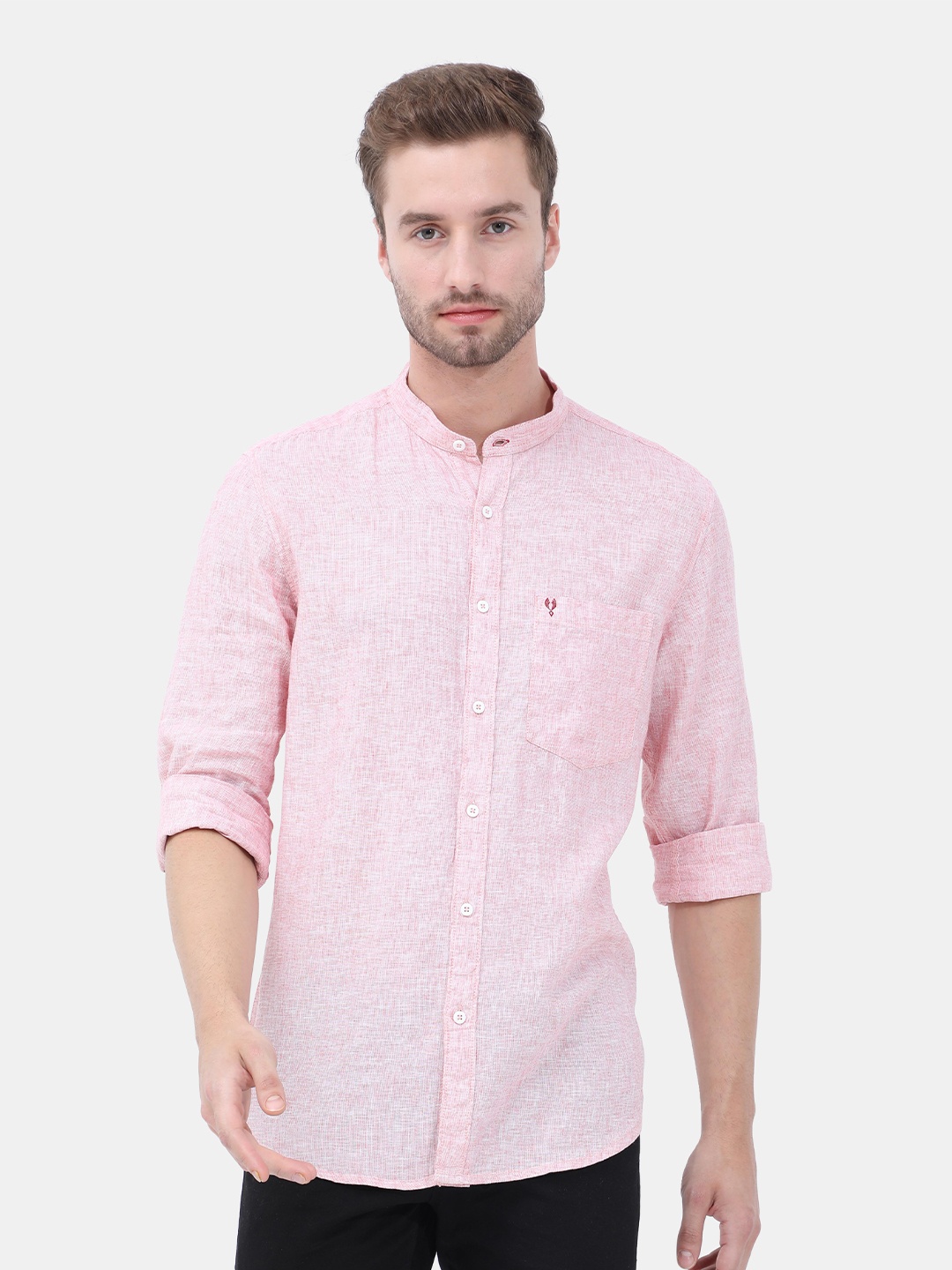 

VUDU Men Pink Comfort Casual Shirt