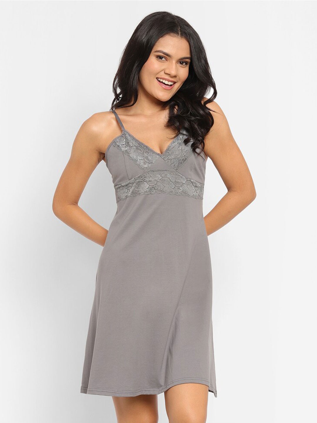 

N-Gal Grey Cotton Baby Doll