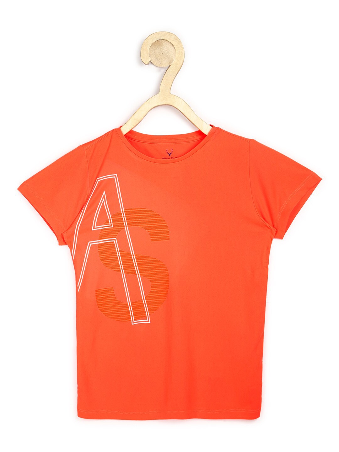 

Allen Solly Junior Boys Orange Typography Placement Printed T-shirt