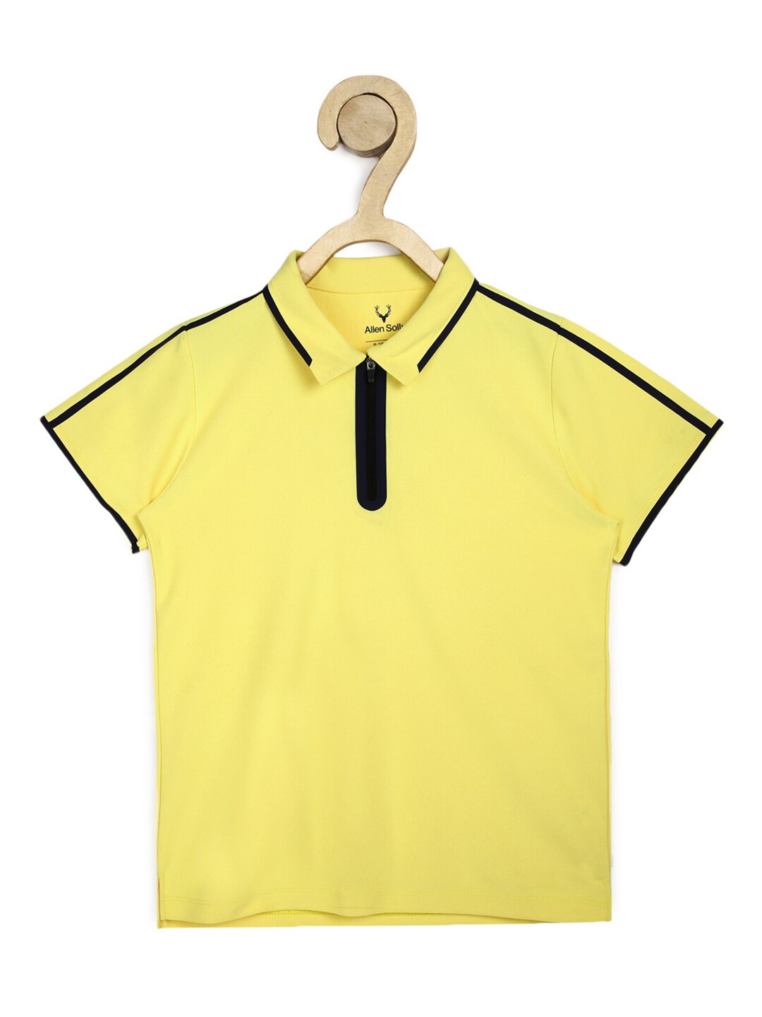 

Allen Solly Junior Boys Yellow Polo Collar T-shirt