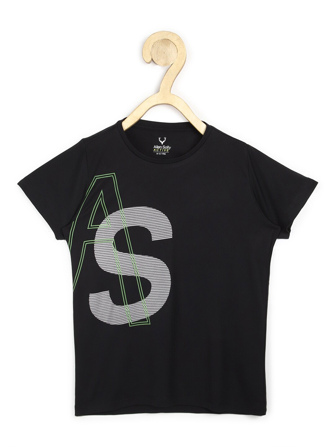 

Allen Solly Junior Boys Black Typography Printed T-shirt