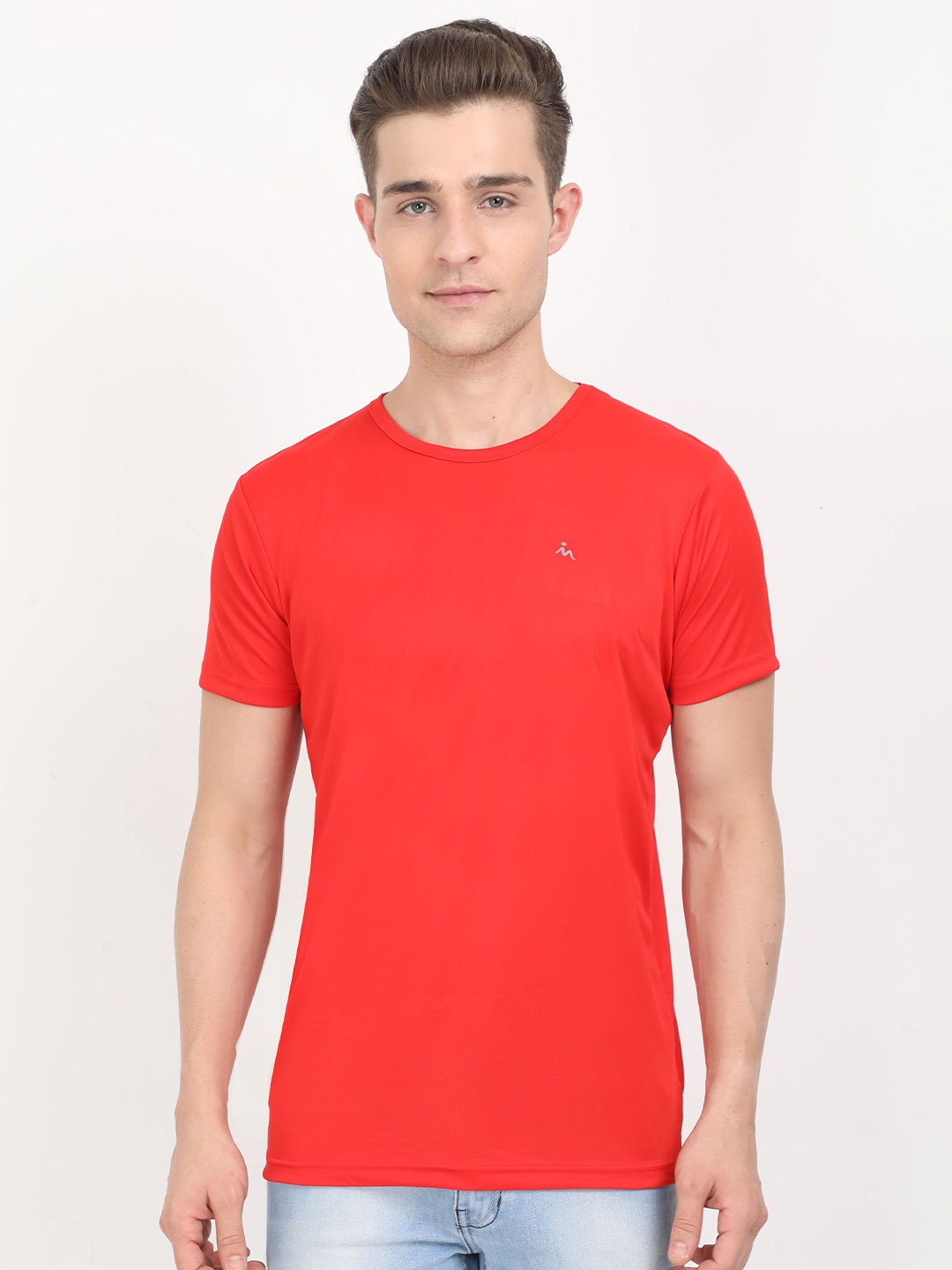 

Masculino Latino Men Red Sports T-shirt