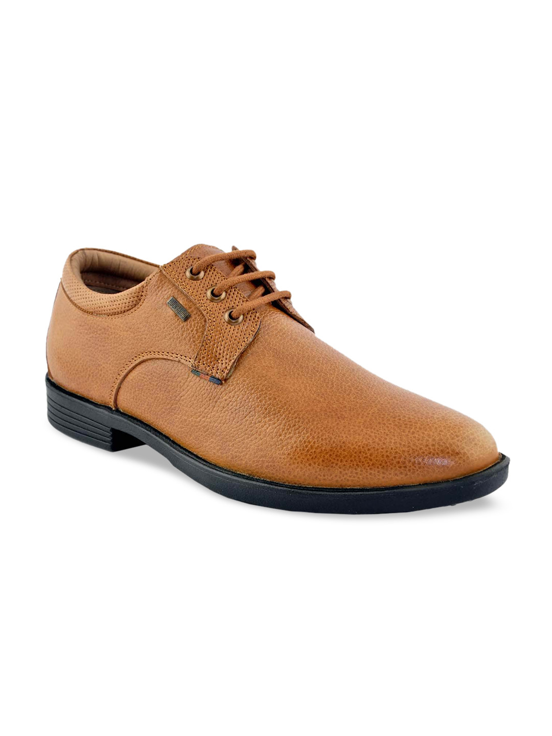 

Buckaroo Men Tan Brown Solid Leather Casual Shoes
