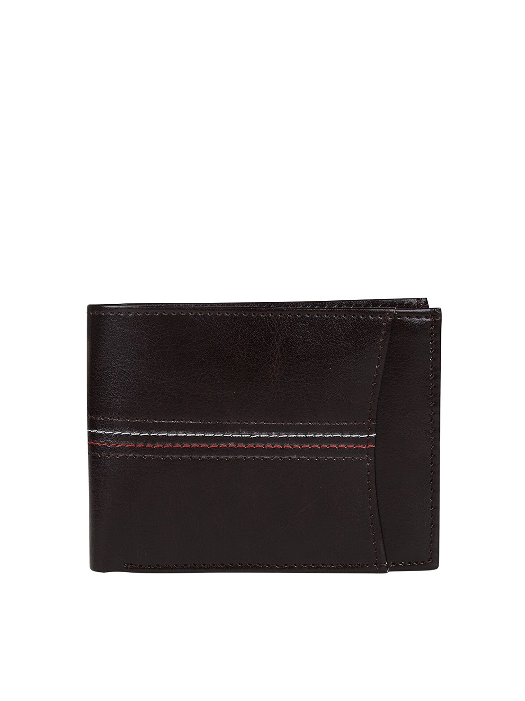 

HORRA Men Brown PU Two Fold Wallet