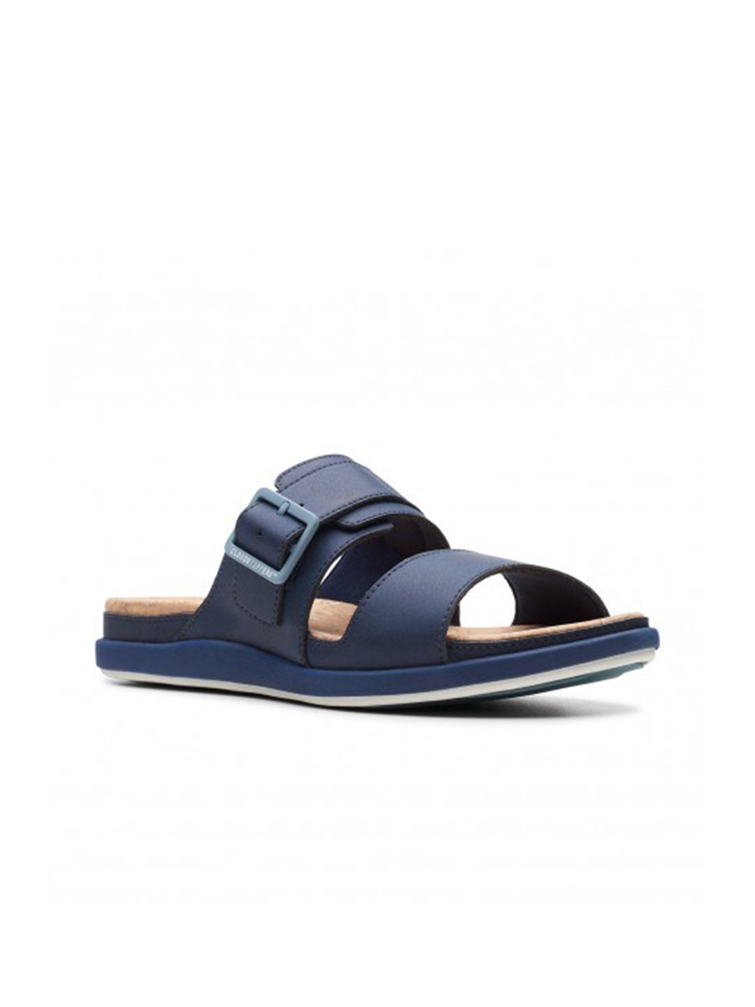 

Clarks Women Navy Blue Solid Open Toe Flats