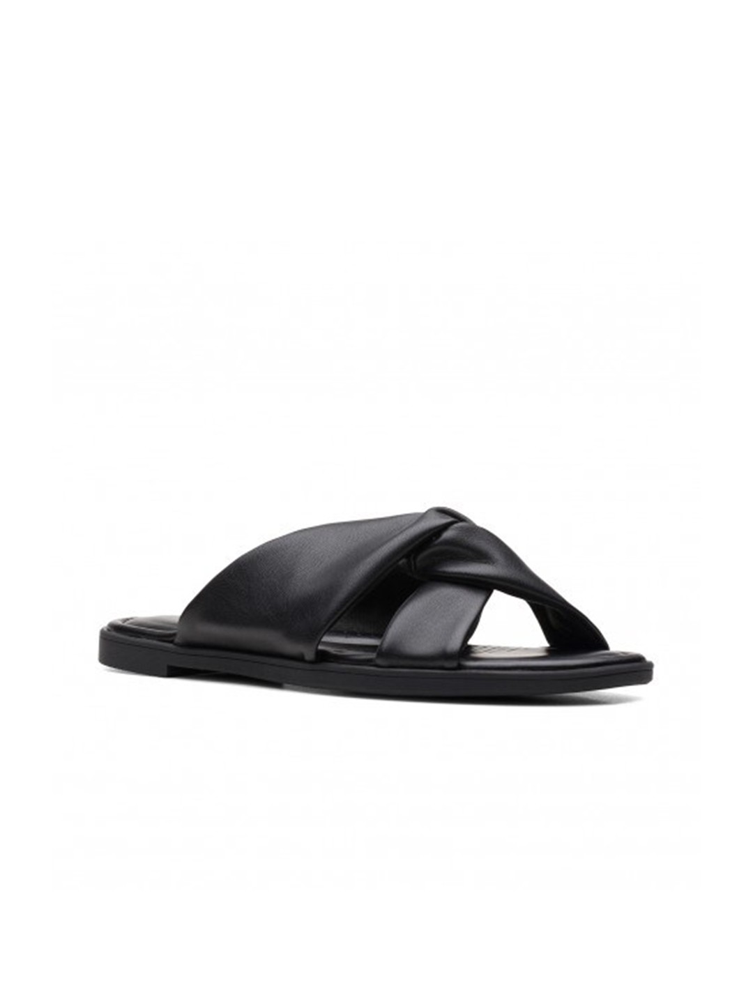 

Clarks Women Black Open Toe Flats