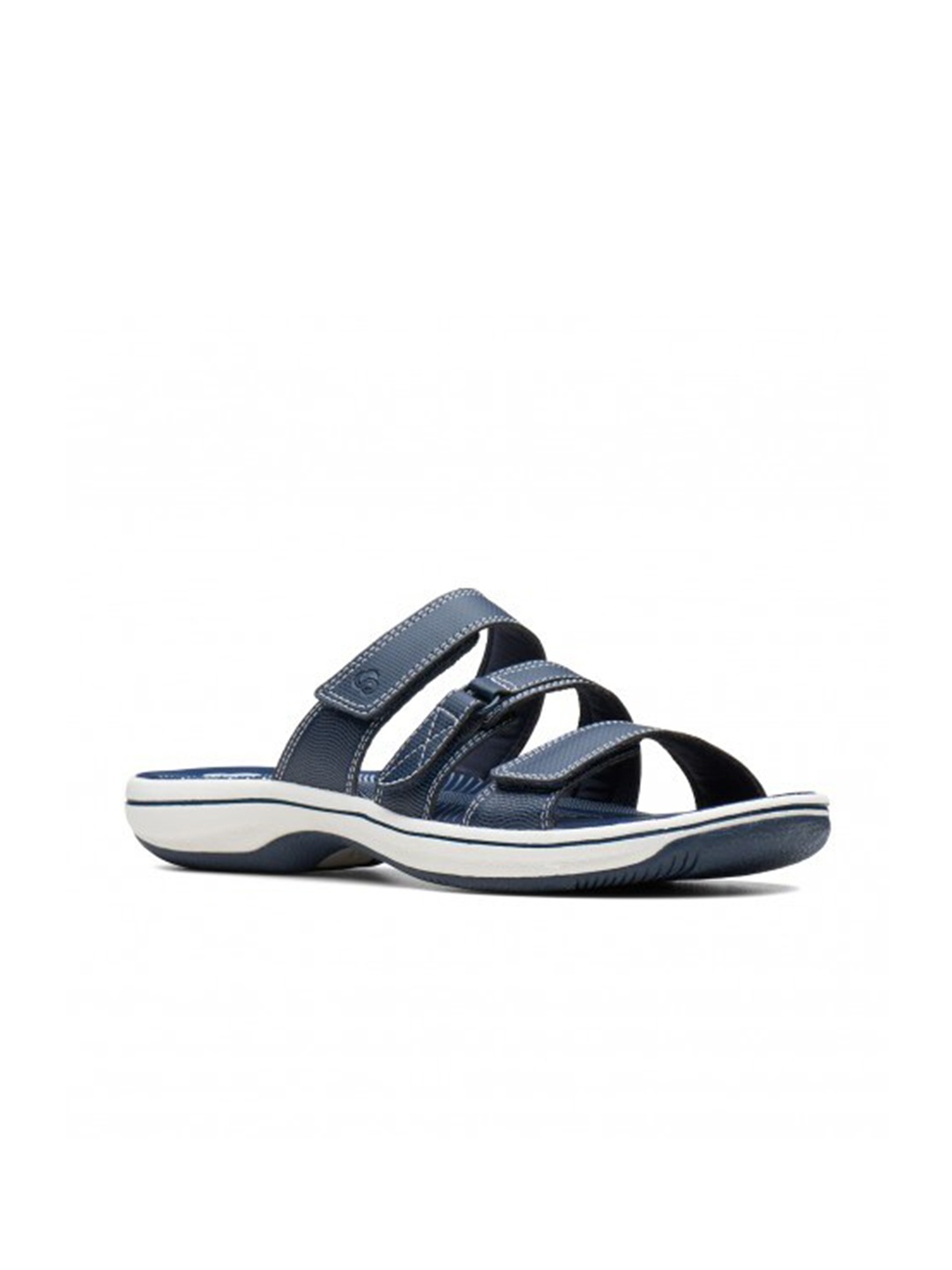 

Clarks Women Navy Blue Solid Open Toe Flats