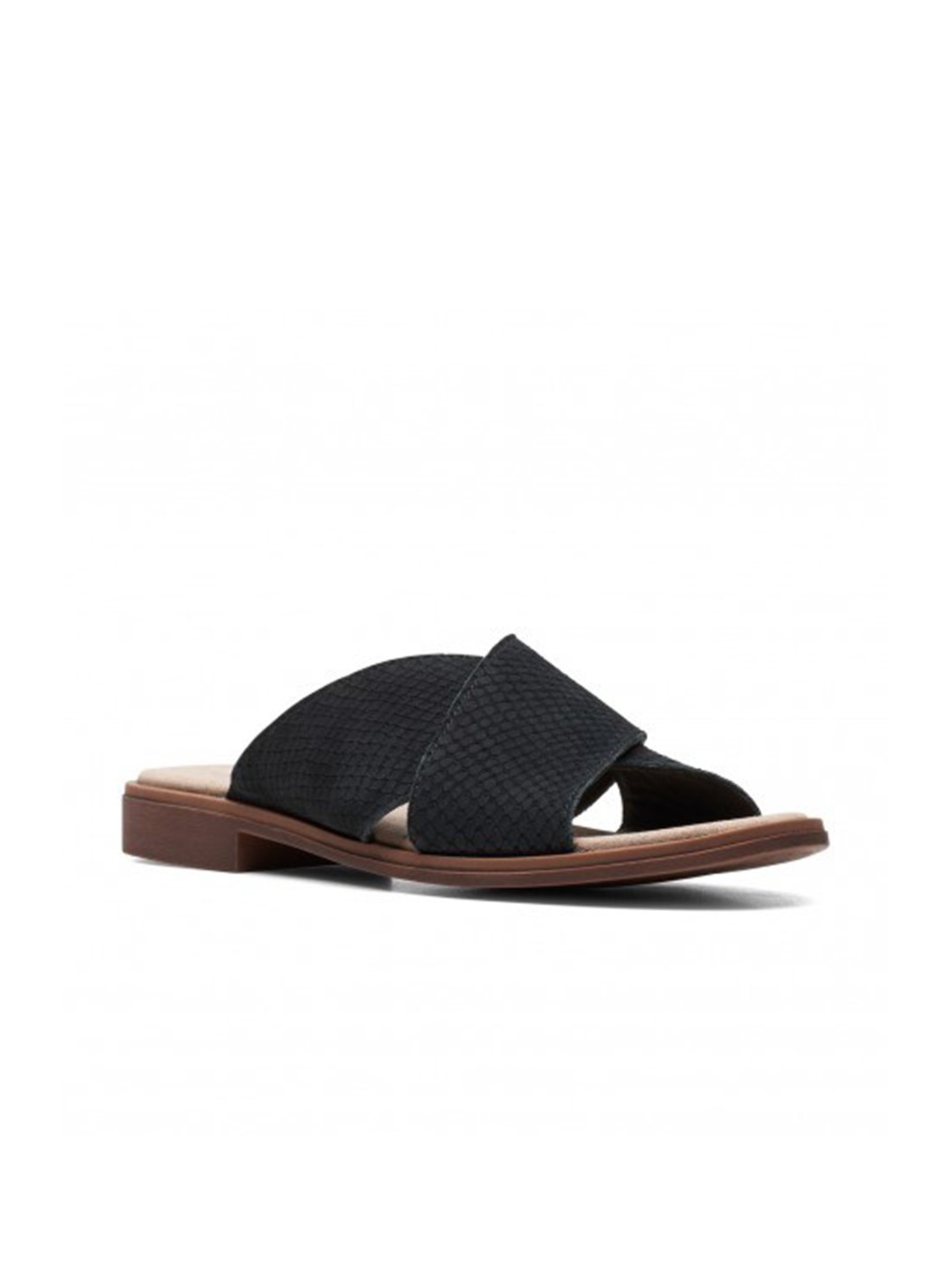 

Clarks Women Black Open Toe Flats