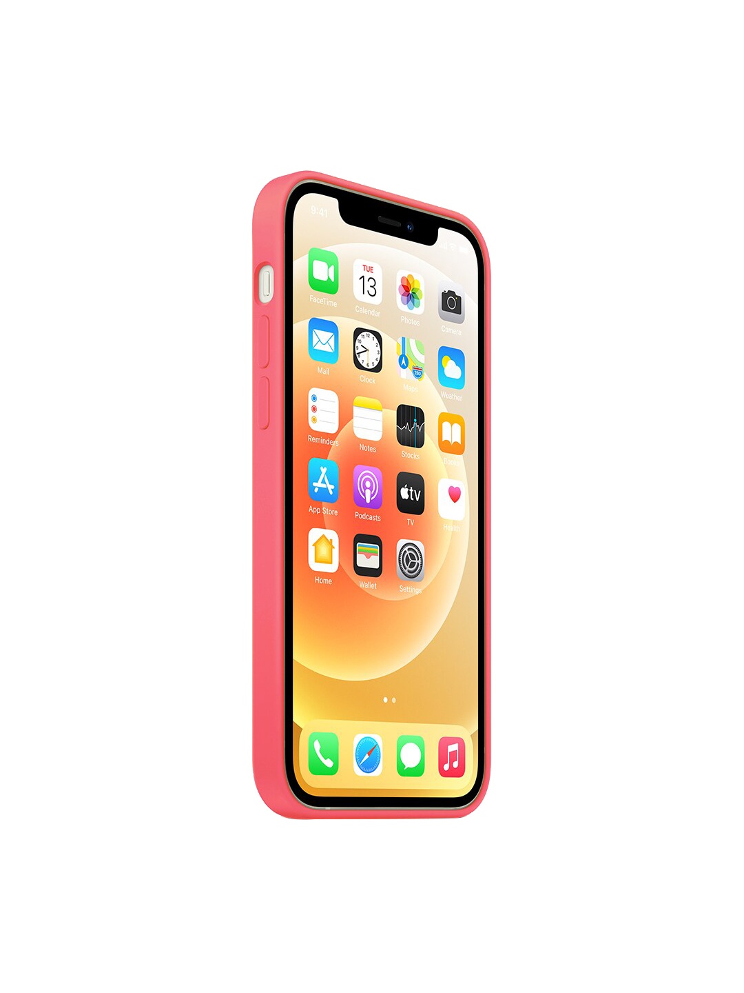 

TREEMODA Coral Solid Silicone iPhone 12 Mini Back Case