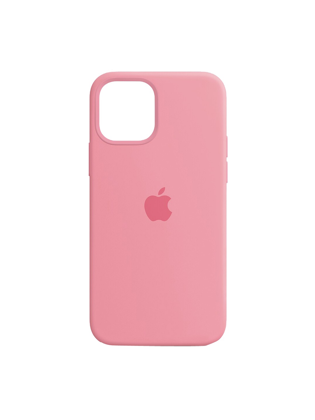 

TREEMODA Pink Solid Silicone Apple iPhone 12 Pro Max Back Case