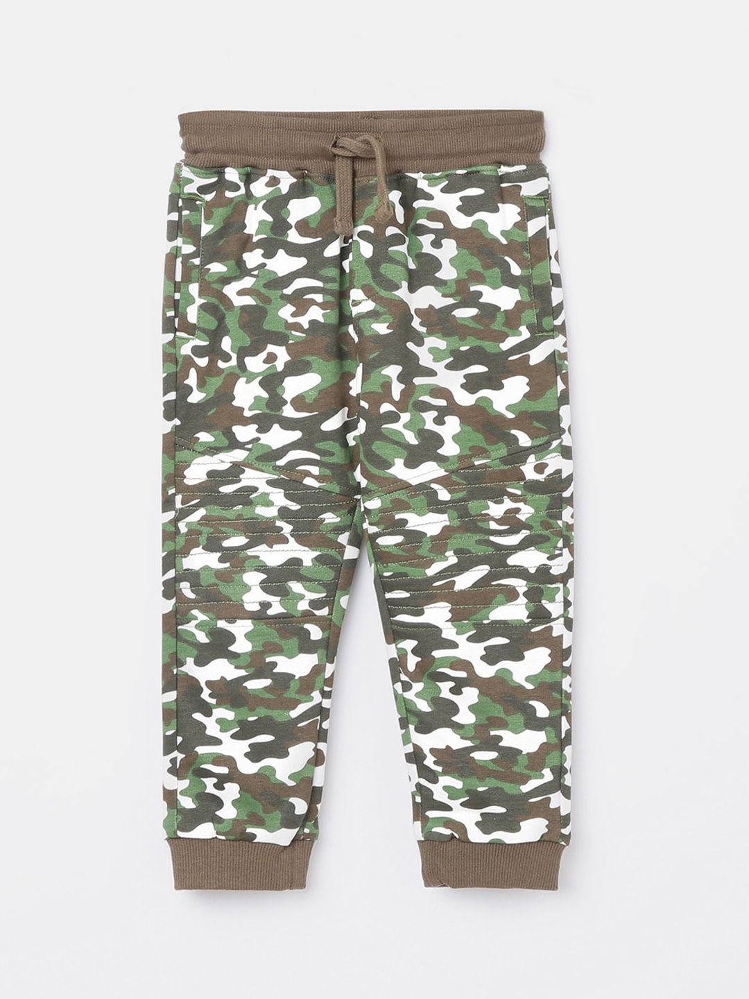 

Juniors by Lifestyle Boys Green Printed Regular Fit Track Pant