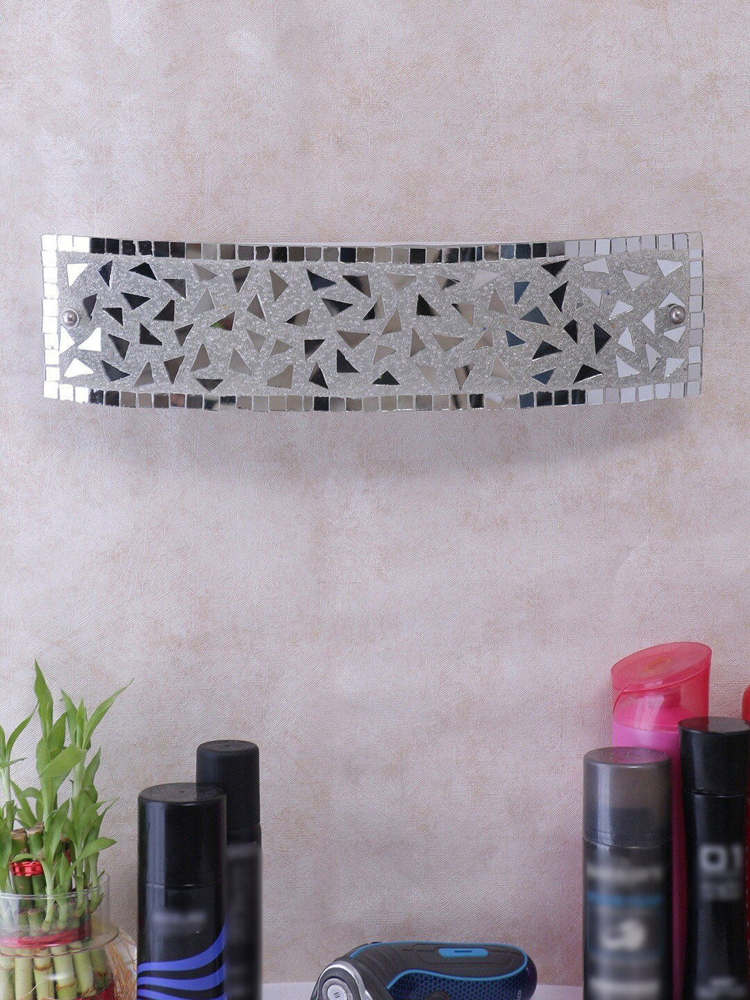 

Devansh Multicolor Mosaic Glass Bathroom light, Multi