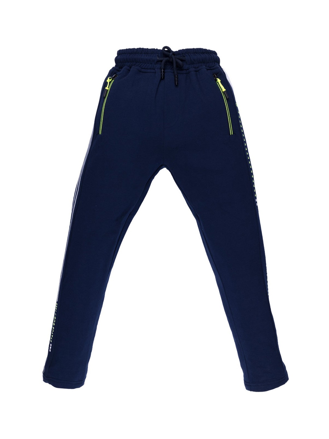 

Status Quo Boys Navy Blue Solid Regular Fit Track Pants