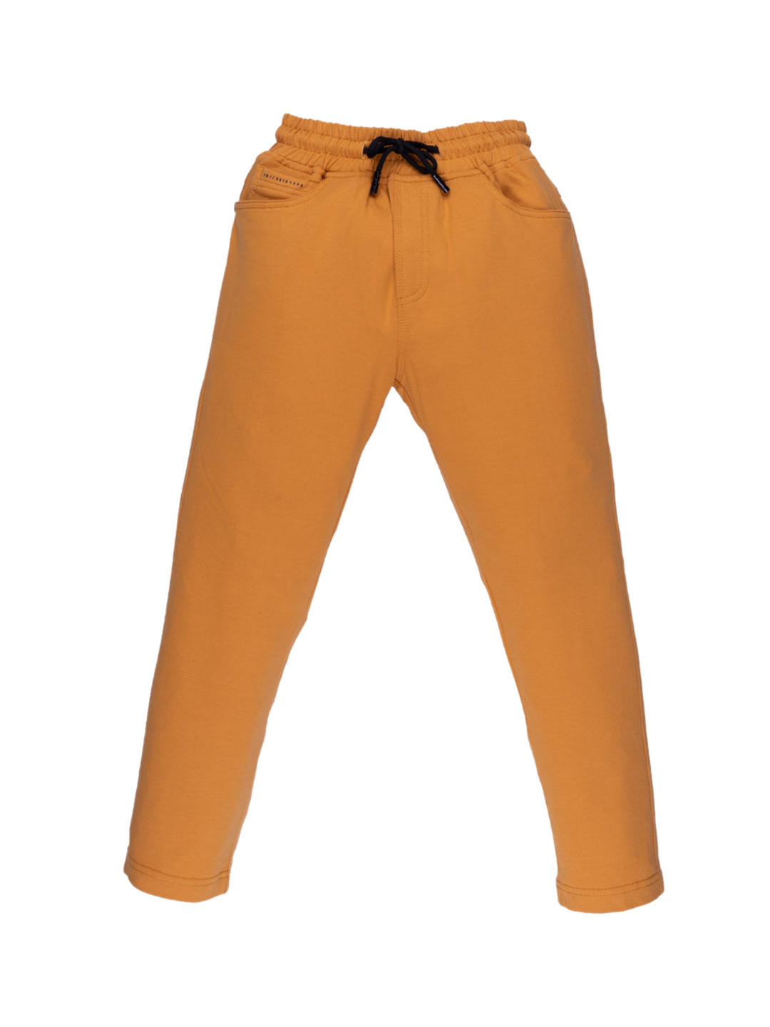 

Status Quo Boys Mustard Yellow Solid Track Pants