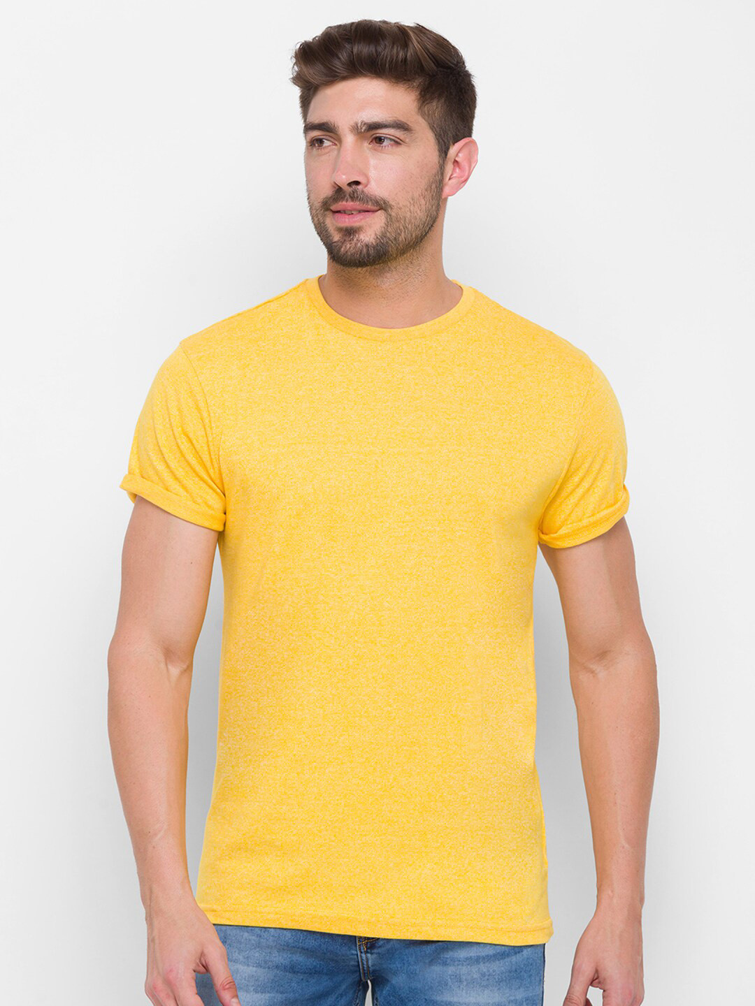 

Globus Men Yellow T-shirt